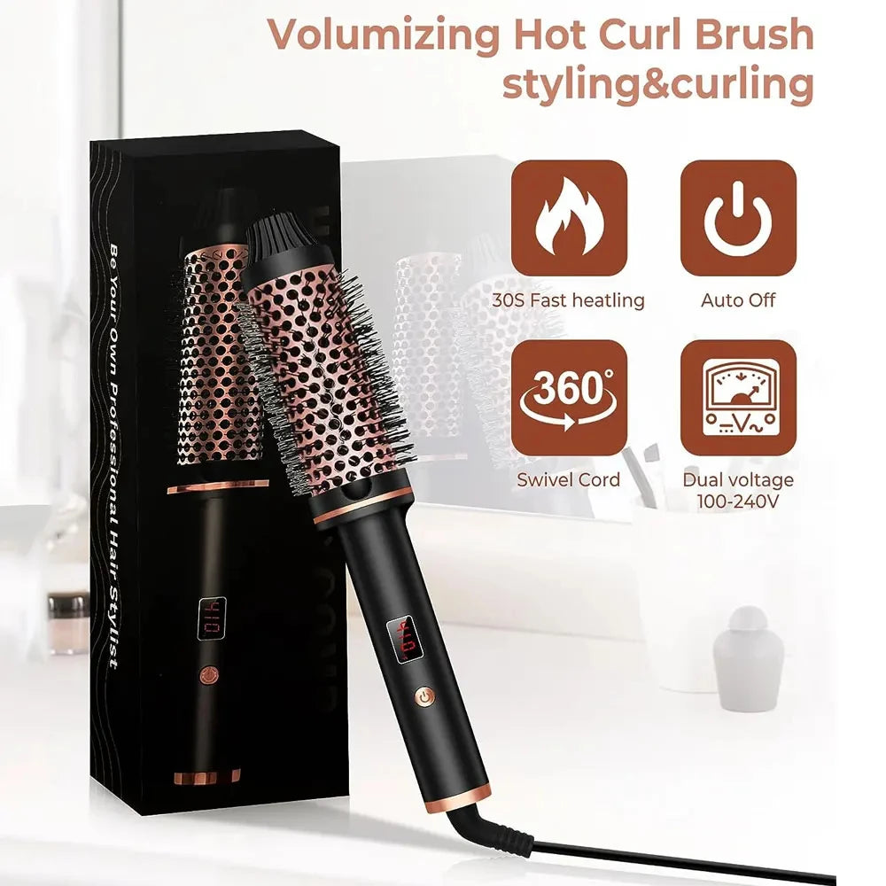 Electric 3 In 1 Ionic Hair Curler Straightener