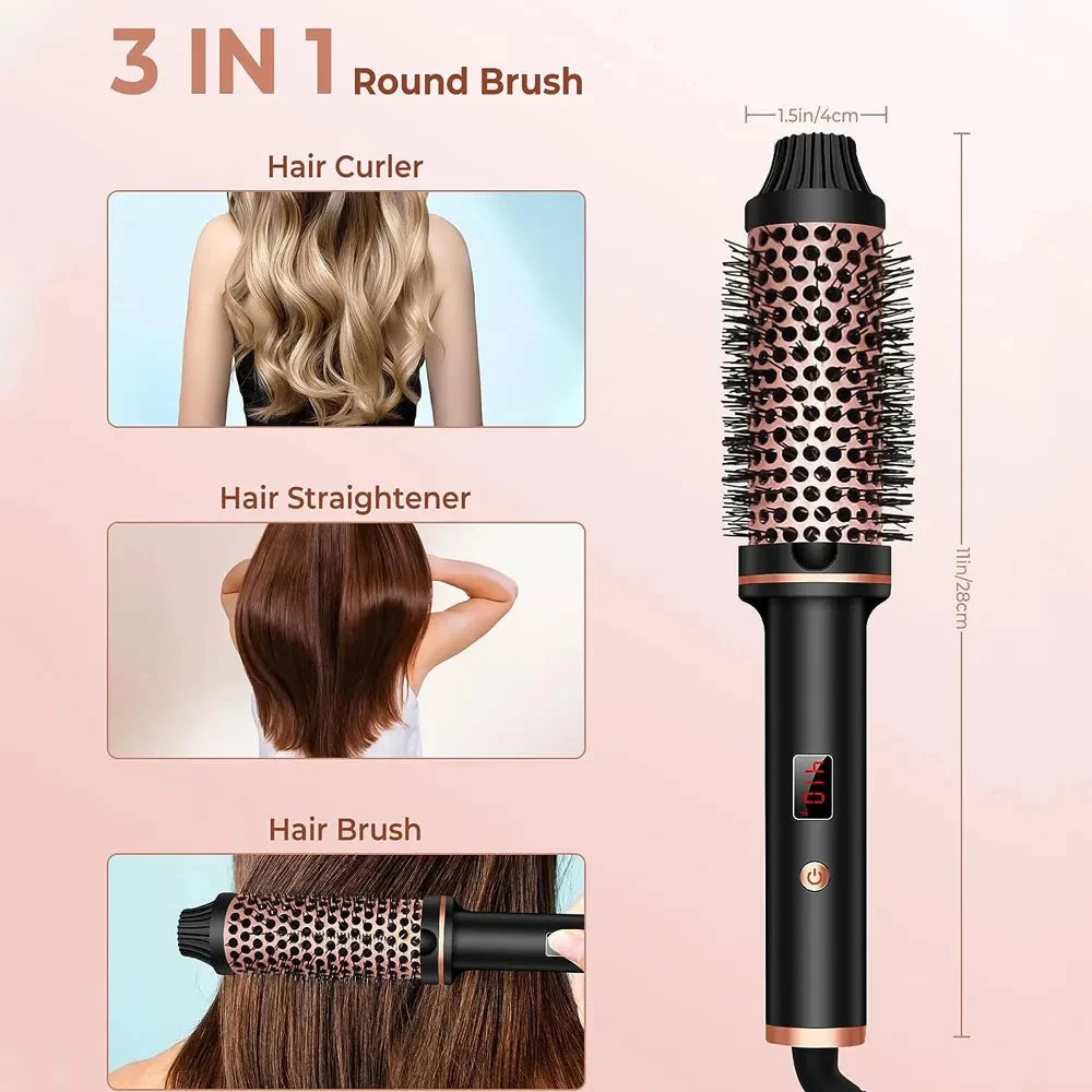 Electric 3 In 1 Ionic Hair Curler Straightener