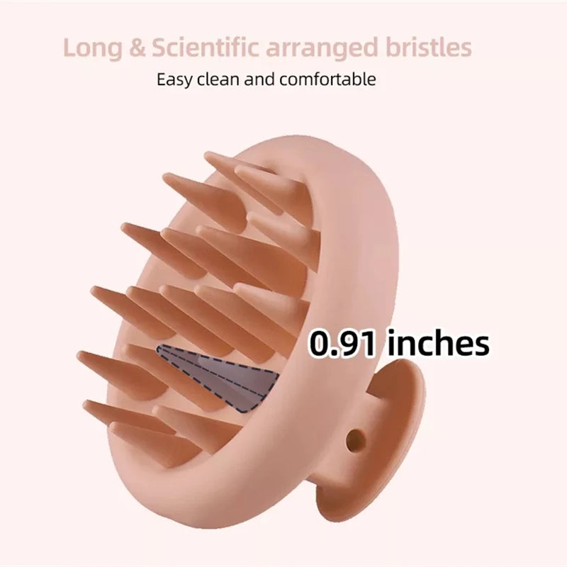 Shower scalp massager