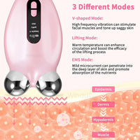 Electric face massager roller