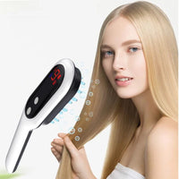 Red light therapy hair brush for hair growth