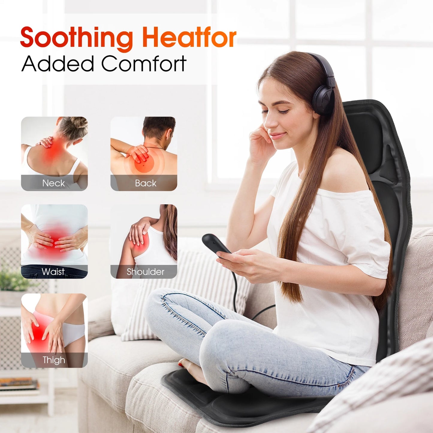 Heated Back massager seat