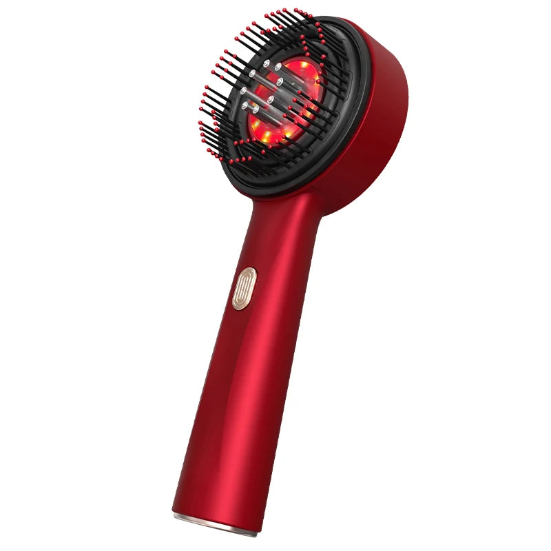 Red light therapy Electric Vibration Massage brush