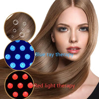 Red light therapy hair brush for hair growth