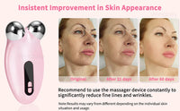 Electric face massager roller
