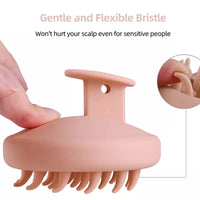 Shower scalp massager