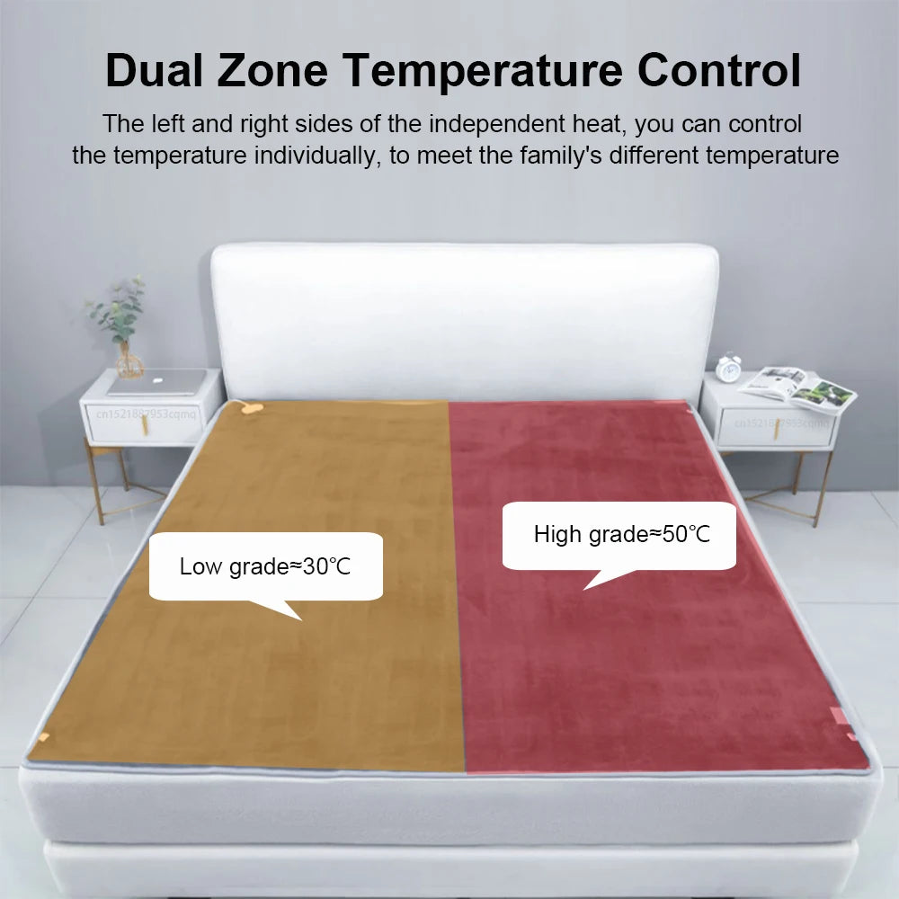 Comfy heated electric blanket