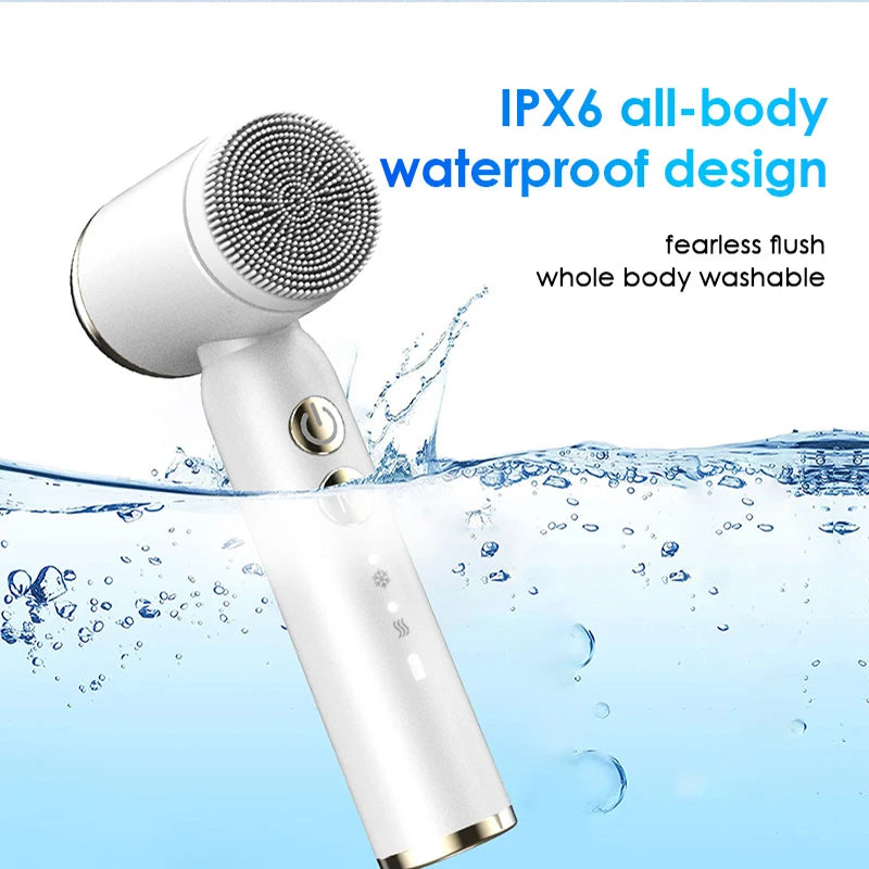 6 in 1 Ultrasonic Electric Face Cleansing Brush