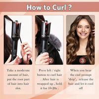 Smart hair curler iron