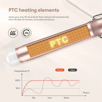 Professional electric hair curler