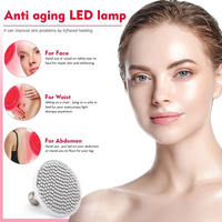 Red light therapy lamp