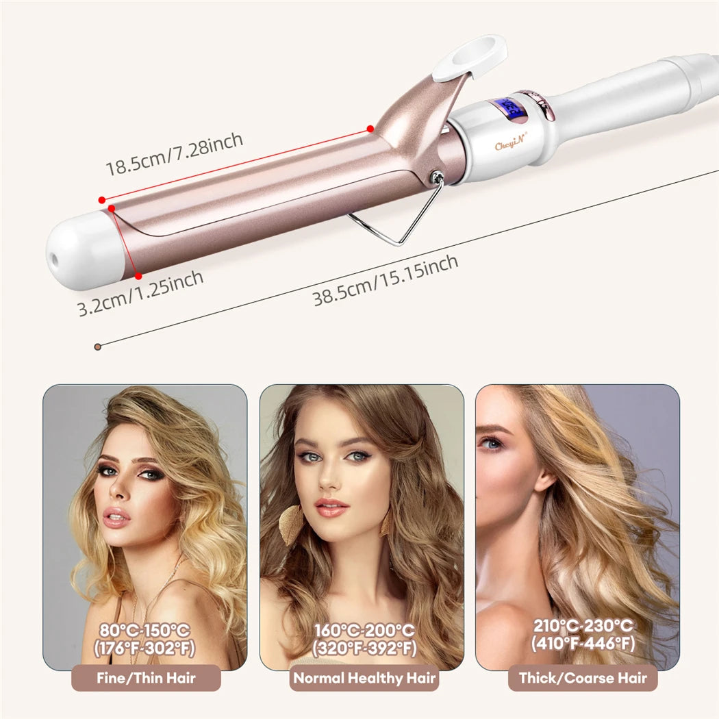 Professional electric hair curler