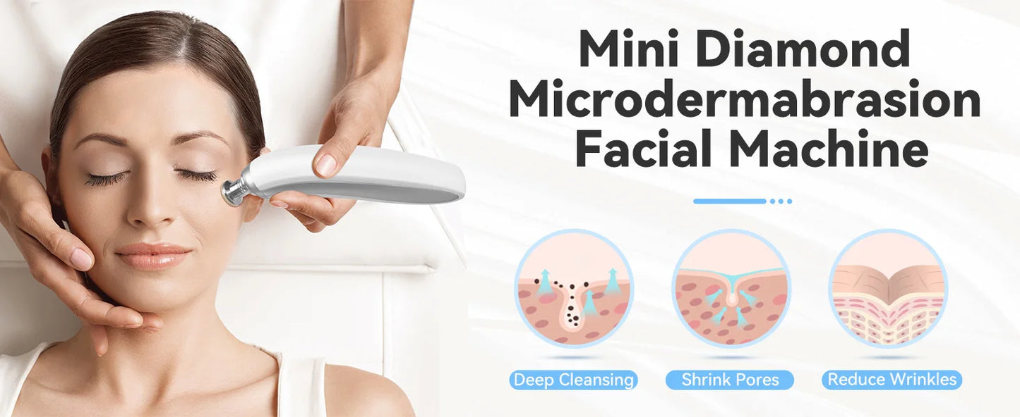 2 in 1 Microdermabrasion blackhead remover device