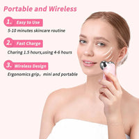 Electric face massager roller