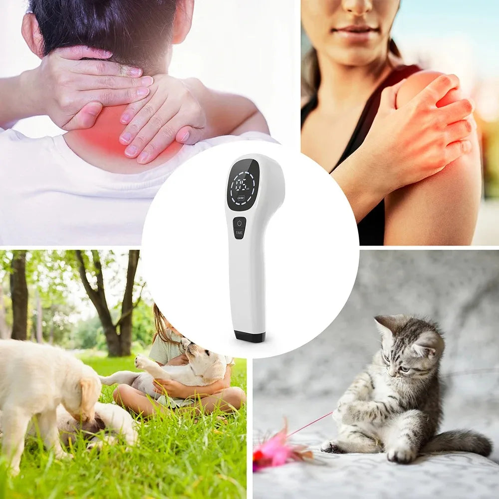 Handheld red light therapy device