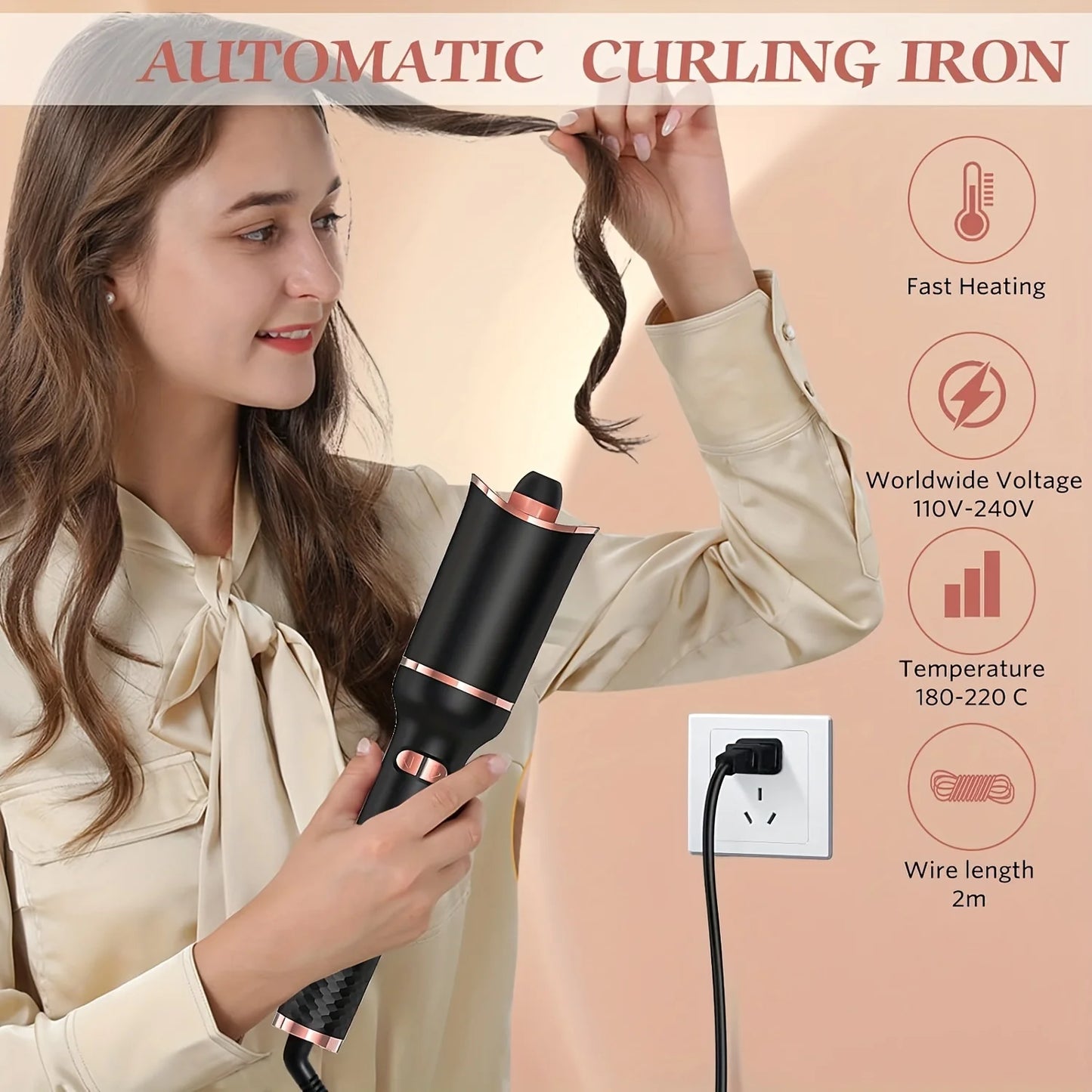 Smart hair curler iron