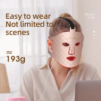 Red light therapy face mask