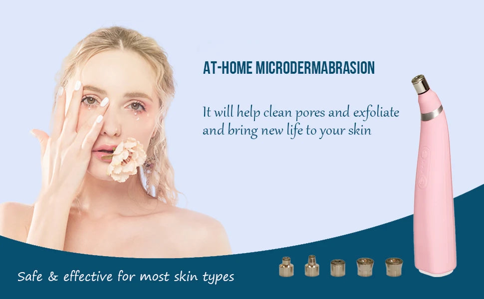 Handheld smart microdermabrasion