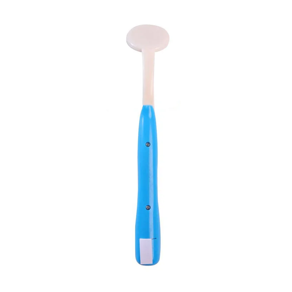 Dental mirror with light