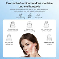 Electric blackhead remover vacuum with camera