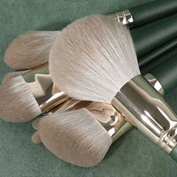 Luxe Cleanse 14 piece make up brush set with pouch