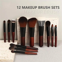 12 Piece Makeup Brush Set