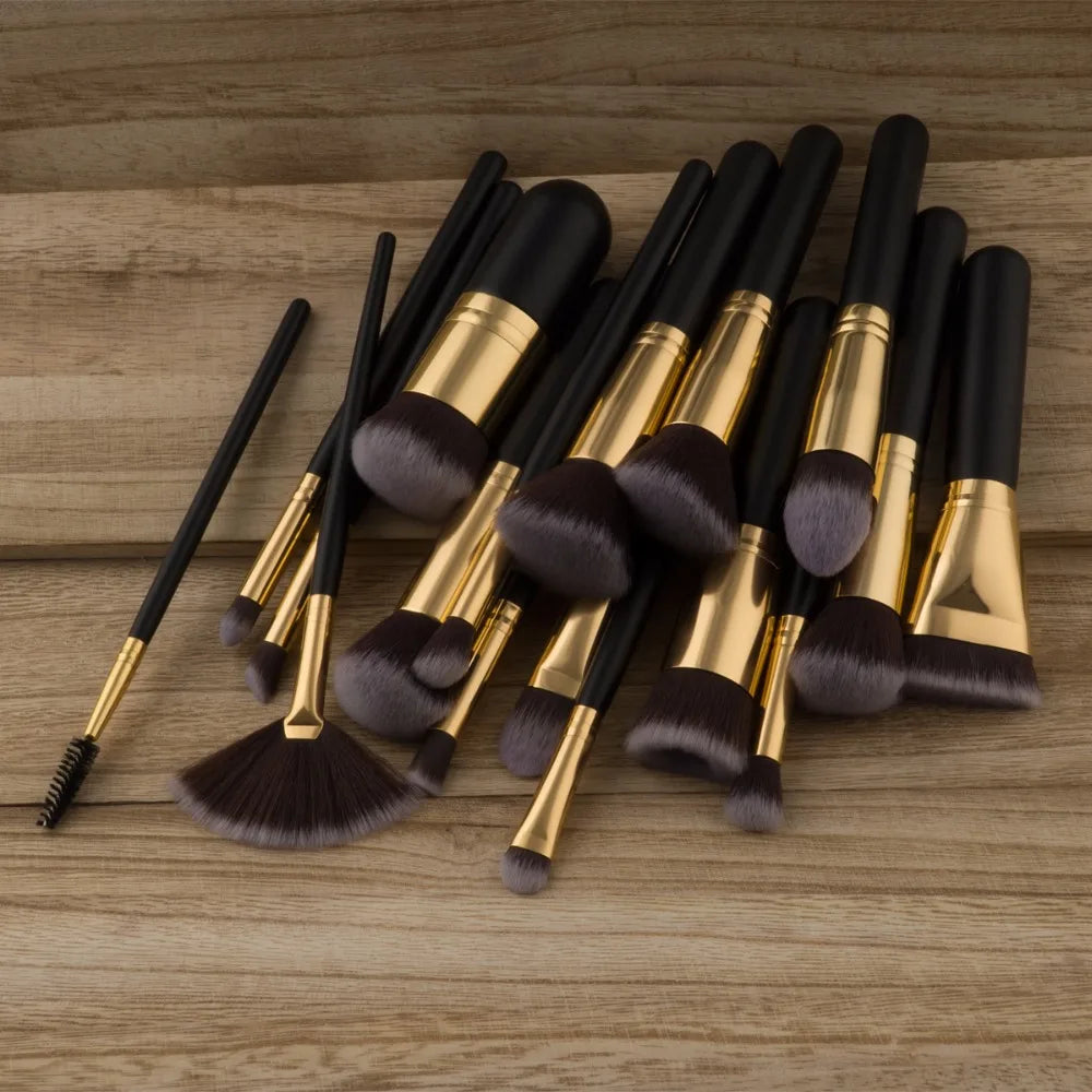 17PC Makeup Brush Set