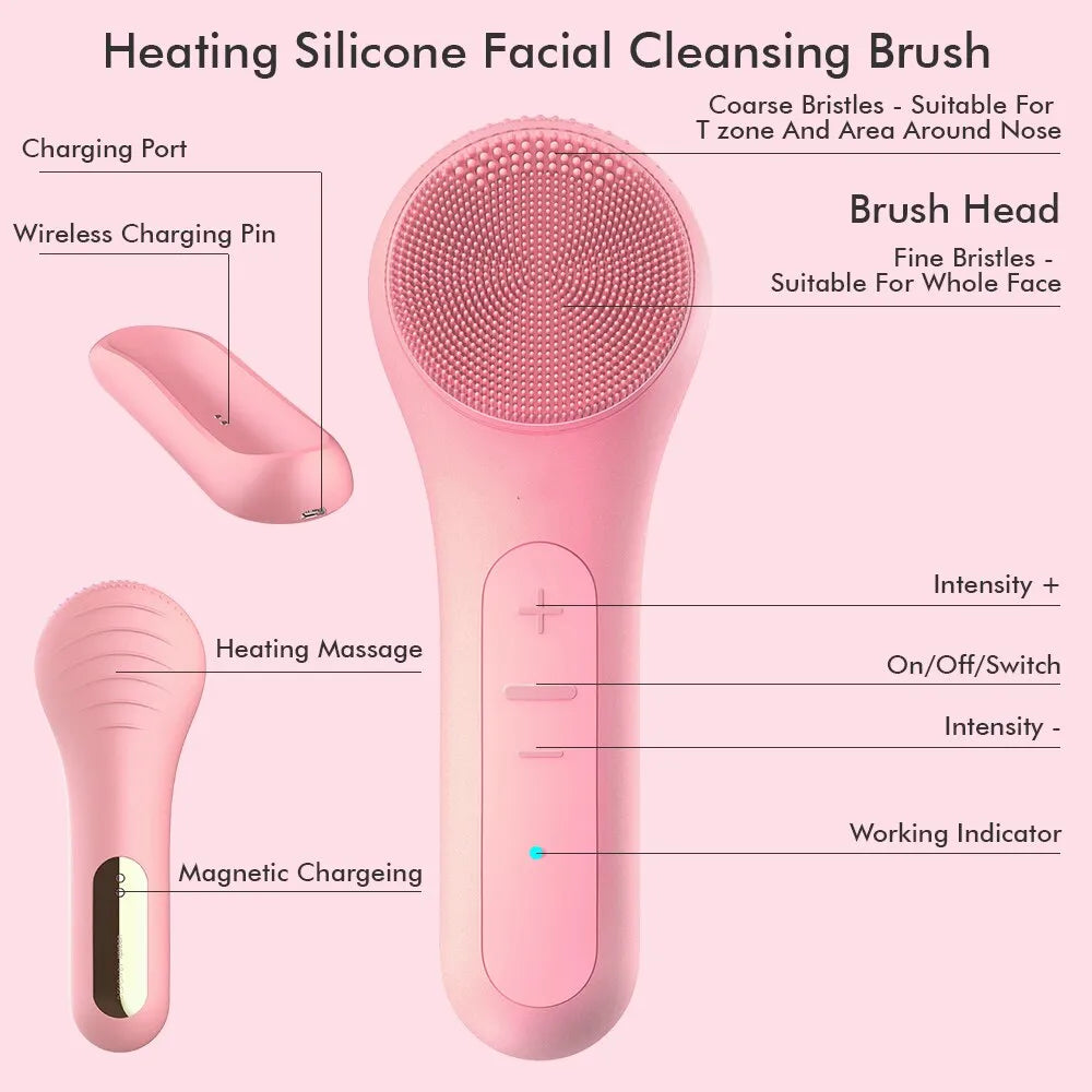 Vibra-Sonic® Facial Cleanse + Massage Brush