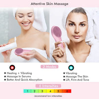 Vibra-Sonic® Facial Cleanse + Massage Brush