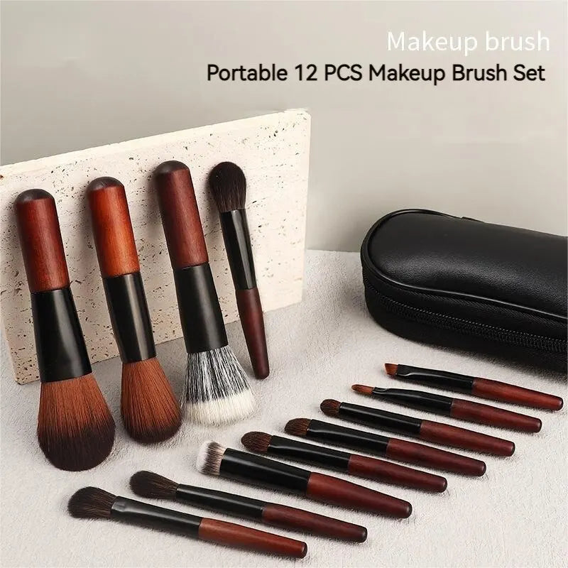 12 Piece Makeup Brush Set