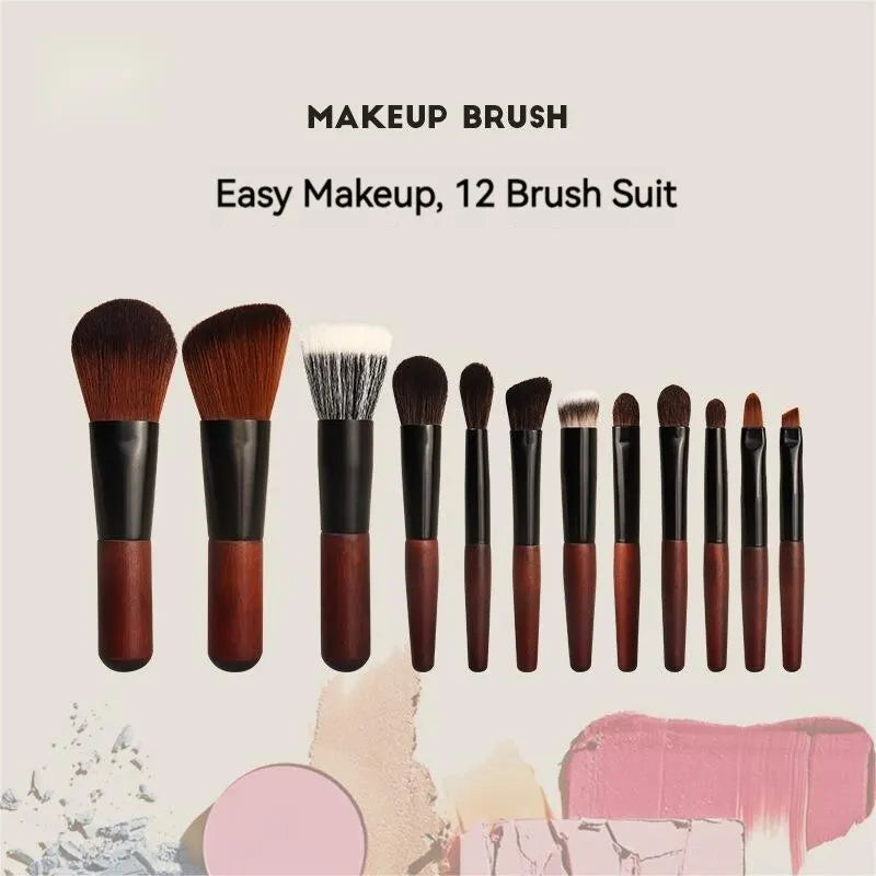 12 Piece Makeup Brush Set